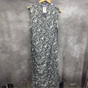 Betsey Johnson Women’s Sleeveless Mock Neck Side Ruching NWT Size xxl